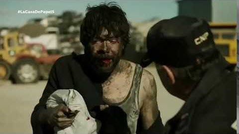 Casi descubren al profesor| Escena la Casa de papel T1