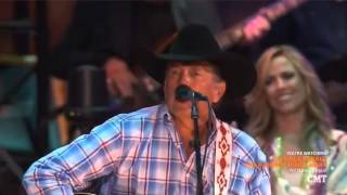 Vignette de la vidéo "George Srait The Cowboy Rides Away Live from ATT Stadium   YouTube  2"