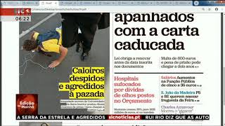 Capas de Jornais e Principais Noticias de terça-feira, 2 de outubro
