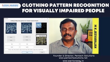 Cloth Pattern Recognition for Visually Impaired People | Pantech solutions | Pantech.AI |Warriorsway