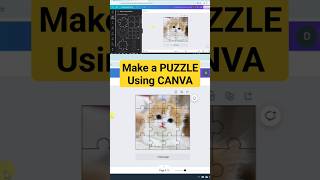 How to CREATE PUZZLES in CANVA | CUSTOMIZED PUZZLE | Easiest way ever! | Simple and fast #canva