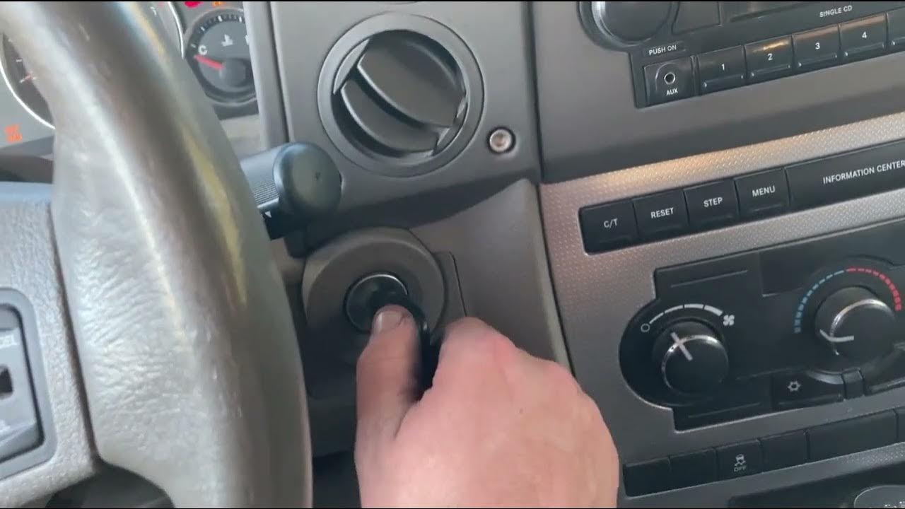 2007 Jeep commander no click, no start, trans over temp - YouTube