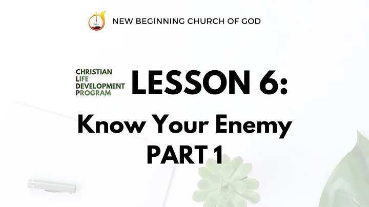 CLDP 1 - Lesson 6: Know Your Enemy (PART 1)