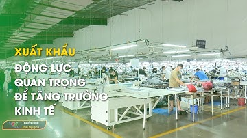 Xuất khẩu: Động lực quan trọng để tăng trưởng kinh tế | Thái Nguyên TV