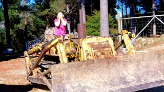 Mrs Marty T. reacts to the new Bulldozer.. Can she drive it??