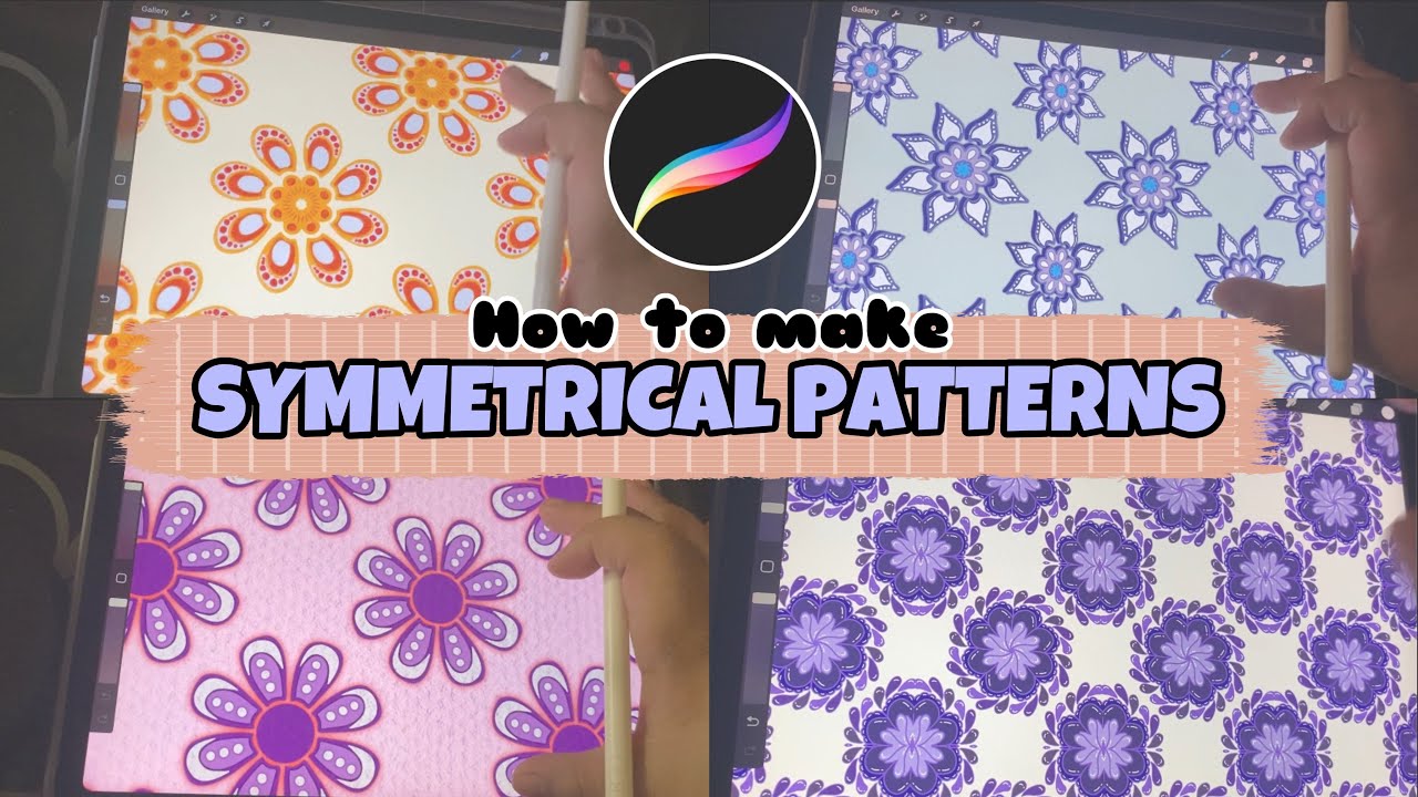 Using ♥ Make Pattern How to Make Symmetrical Patterns (Procreate) - MarahuyoArtPh #art # ...