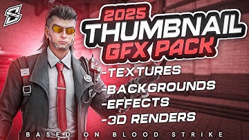 🔥 THE BEST THUMBNAIL GFX PACK for BLOOD STRIKE Creators – Everything You Need! | (+70 3D Renders) 🔥