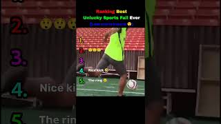 Ranking Best Unlucky Sport Fail Ever! ⚽🏆 #FunnyFootball #Ranking #funny #Shorts #football