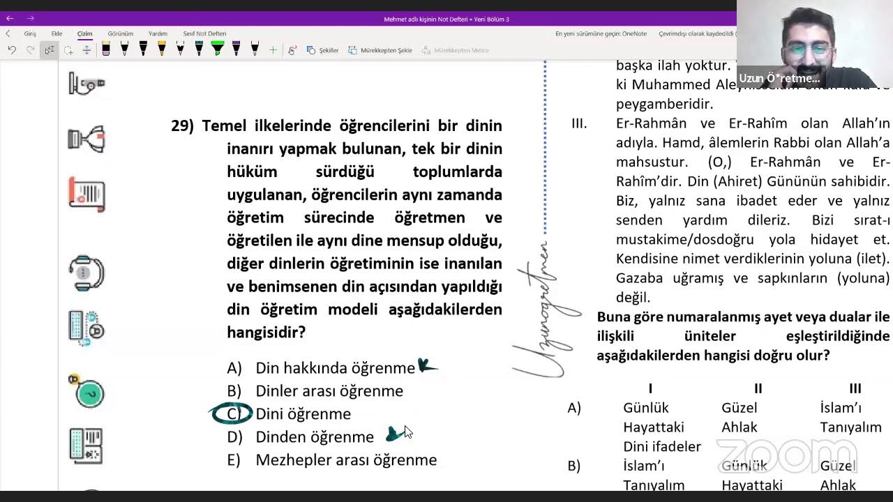 2024 SINIF ÖABT SSTV ALAN EĞİTİMİ UZUN ÖĞRETMEN
