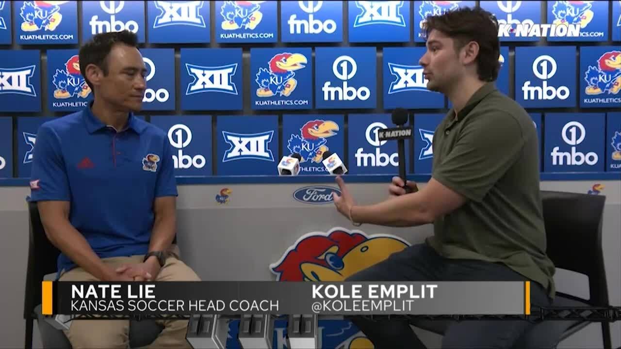 KU soccer head coach Nate Lie joins K-Nation to talk early season success