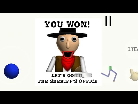 Secret ending in Baldi's basic wild west edition (baldi's basic Android mod)