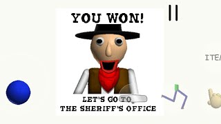 Secret ending in Baldi's basic wild west edition (baldi's basic Android mod)