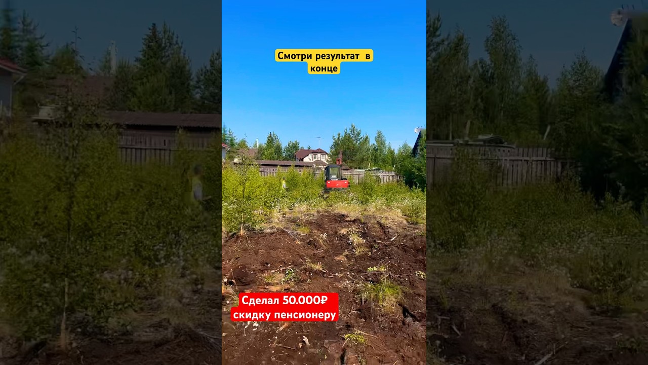 РАСЧИСТКА ТОРФЯНОГО УЧАСТКА ОТ КУСТАРНИКА #дача #экскаватор #участок # ...