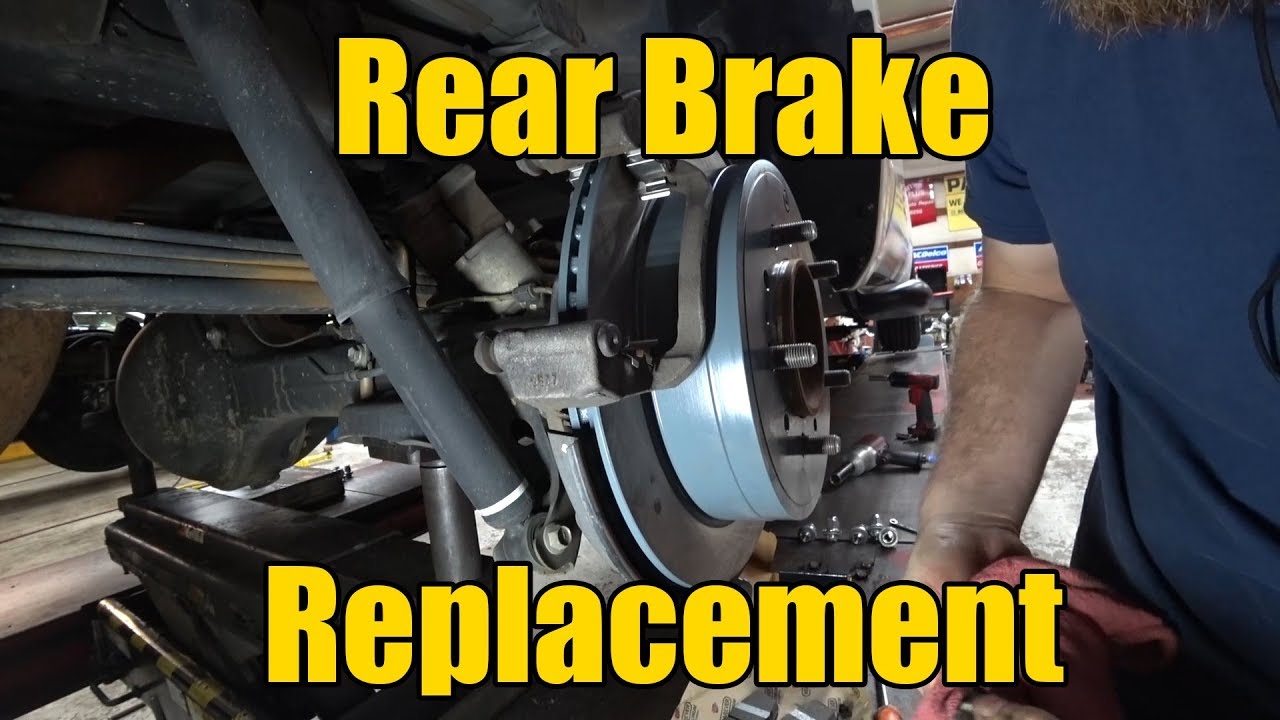 Toyota Tundra Rear Brake Replacement - YouTube