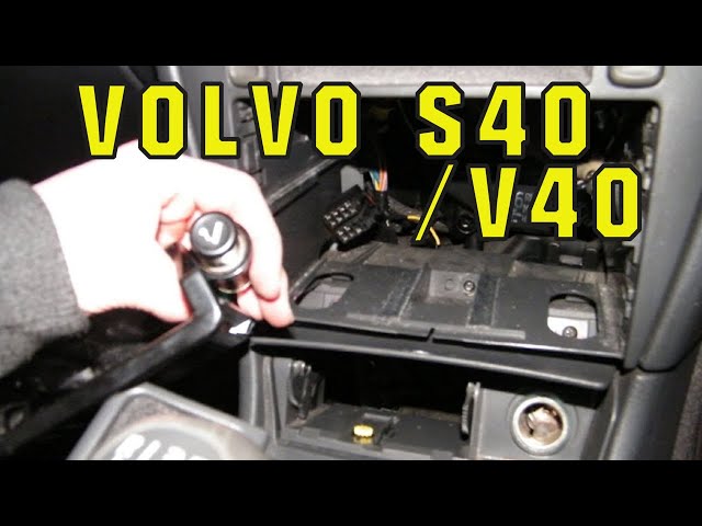 volvo cigarette lighter replacement Cigarette Lighter Socket (Plug) Replacement shown on Volvo S40 V40