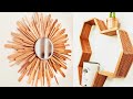 DIY CRAFT IDEAS HACK CRAFTS WITH POPSICKLE STICKS ISECREAM STICKS. Manualidades reciclaje palillos