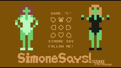 Simone Says Basic C64 Game