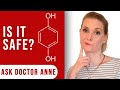 Hydroquinone for hyperpigmentation - is it safe? | Ask Doctor Anne