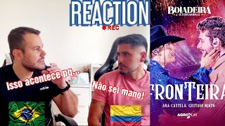 React Ana Castela e Gustavo Mioto - Fronteira (DVD Boiadeira Internacional) | REACTION | 🇨🇴🇧🇷 #348