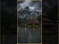 When the World Feels Too Loud | Kerala Lake Temple in Rain | Calm 🌧️