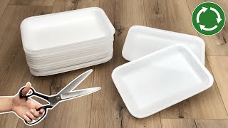 Super Recycling Idea with Foam Plates!