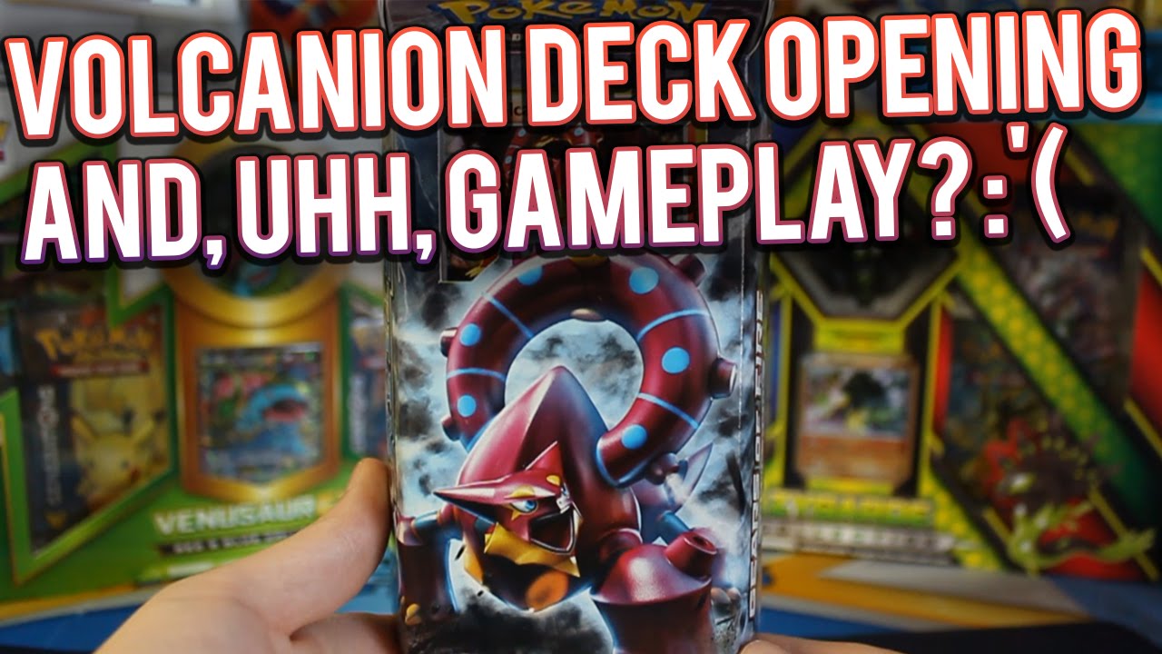 Pokemon Cards - Steam Siege Volcanion Theme Deck Opening and... almost Gameplay