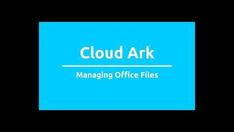 Manage Office Files