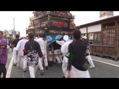 平成28年伊曽乃神社祭礼15日午後駅前