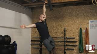 Hanging hip touch: Gymnastics Programming