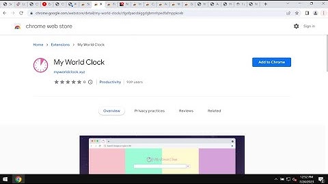 My World Clock browser-hijacking extension removal.