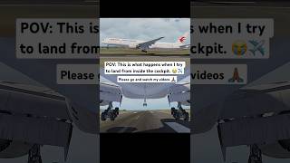 😭 POV: This Is What Happens When I Land the 777-300ER From Inside the Cockpit! ✈️🔥 😭 POV: This Is What Happens When I Land the 777-300ER From Inside the Cockpit! ✈️🔥