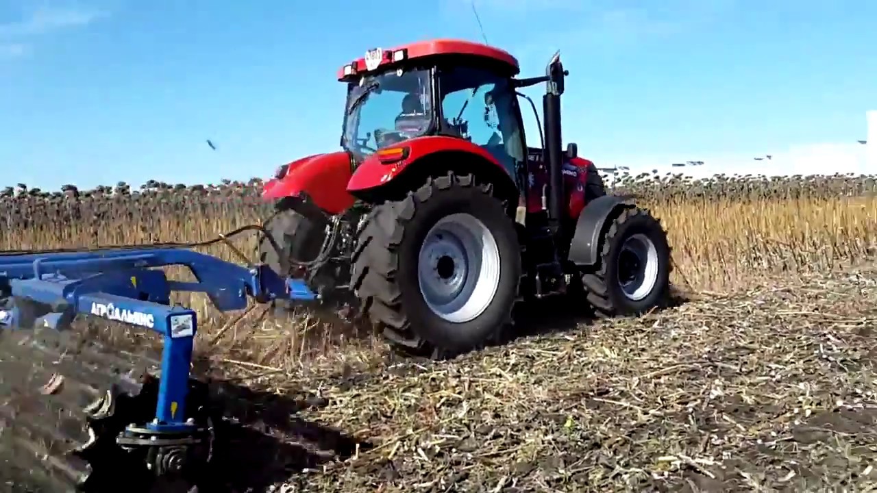 Трактор Case IH Puma 155 и Dalbo Maxicut 600