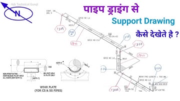 #Piping_Isometric_Drawing_Se_Support_Drawing_कैसे_देखेते_है / #Isometric_Drawingse_Support_Drawing..