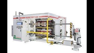Dual Turret Slitter Rewinder for Flexible packaging PERFECTOR T 600