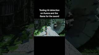 Just testing hit detection and damage application  #ue5 #newgame #newrpg #unrealengine5 #gamedev