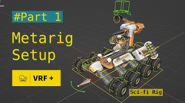 Built a Sci-Fi Tank Rigging in Blender #part1