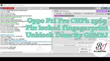 OPPO F11 PRO ( CPH1969 ) Remove Userlocks+Frp Lock Done UFI BOX Without Any Risk By GSMBJ