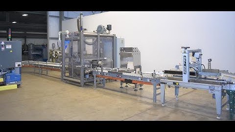 Complete Blueprint Automation (BPA) Case Erecting, Packing and Sealing Line - Stock# 72304001