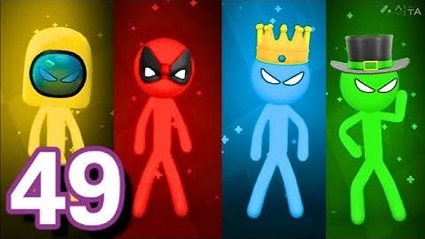 Stickman Party 1234 Player - Gameplay Walkthrough Part 49 - Tournament Mode (iOS, Android)