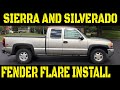 '99-'07 Chevy Silverado/GMC Sierra Fender Flare Installation Video