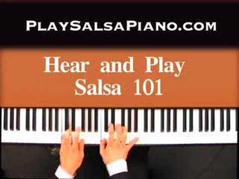 Salsa Piano By Ear Keyboard Lesson Sample of Jeff's Playing - YouTube