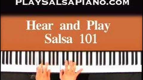 Salsa Piano By Ear Keyboard Lesson Sample of Jeff