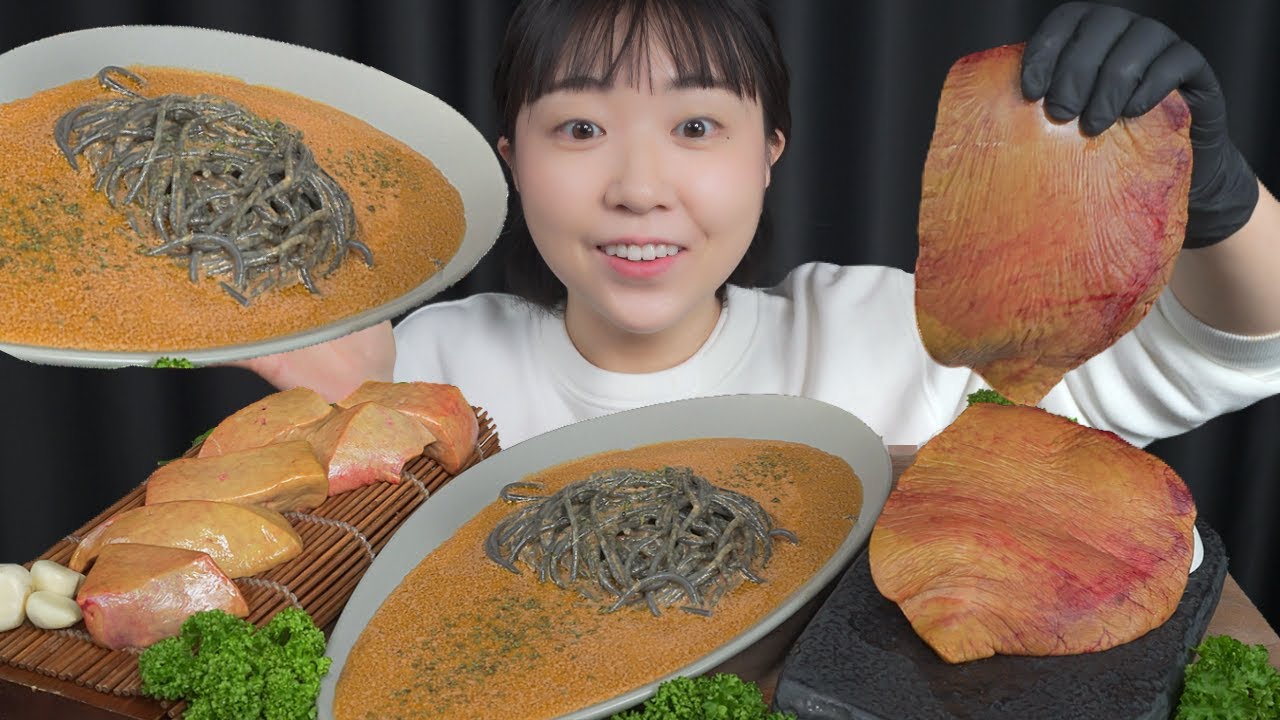 Паста с печенью жёлтого ската