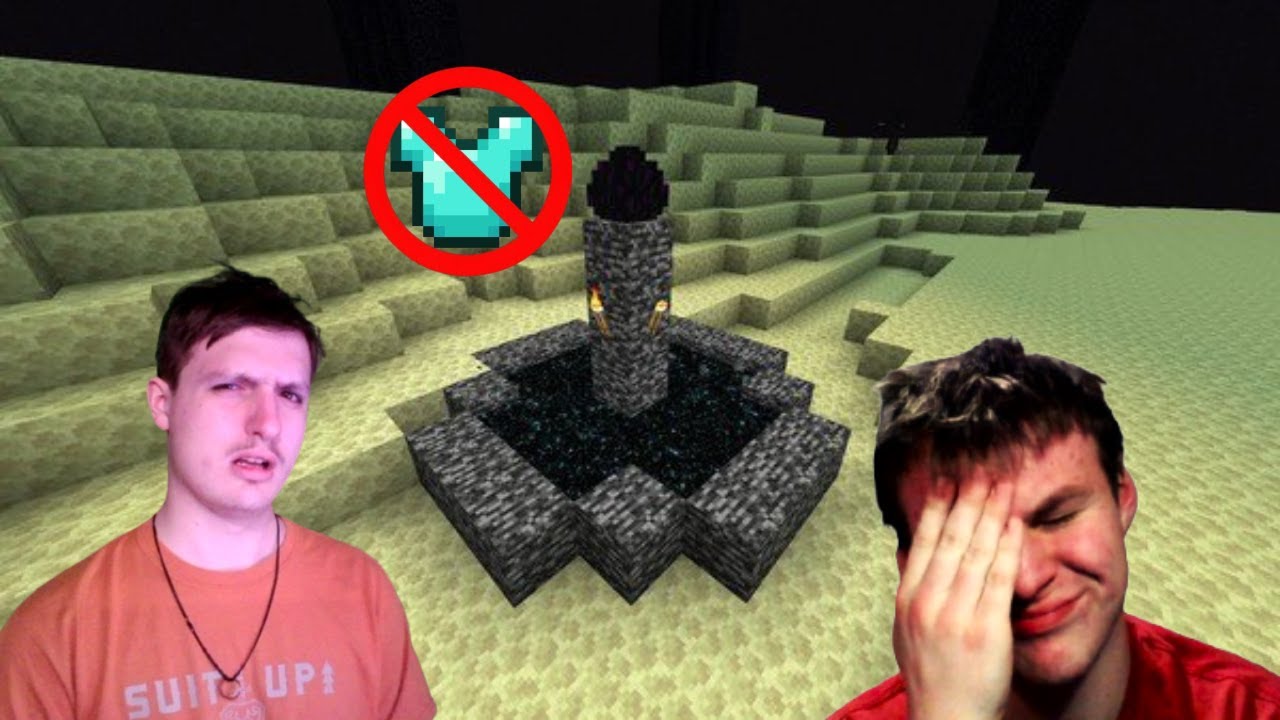 Minecraft, But we Can't Use ARMOR