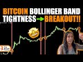 WARNING!! BITCOIN BOLLINGER BAND VERY TIGHT, BREAKOUT NOW!!!!! Earn GOLD by playing ETHEREUM game!