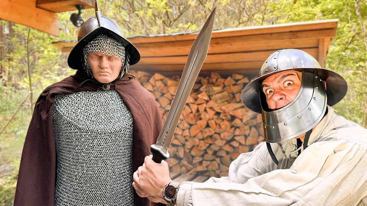 Gladiatoren-Schwert vs. Ritterrüstung?! Wie gut schlägt es sich? | Survival Mattin