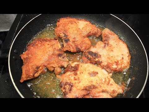 Chicken Fried Pork Chops Country style Easy