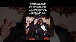 Michael Jackson &amp; Akon Photo Goes Viral #shorts #michaeljackson