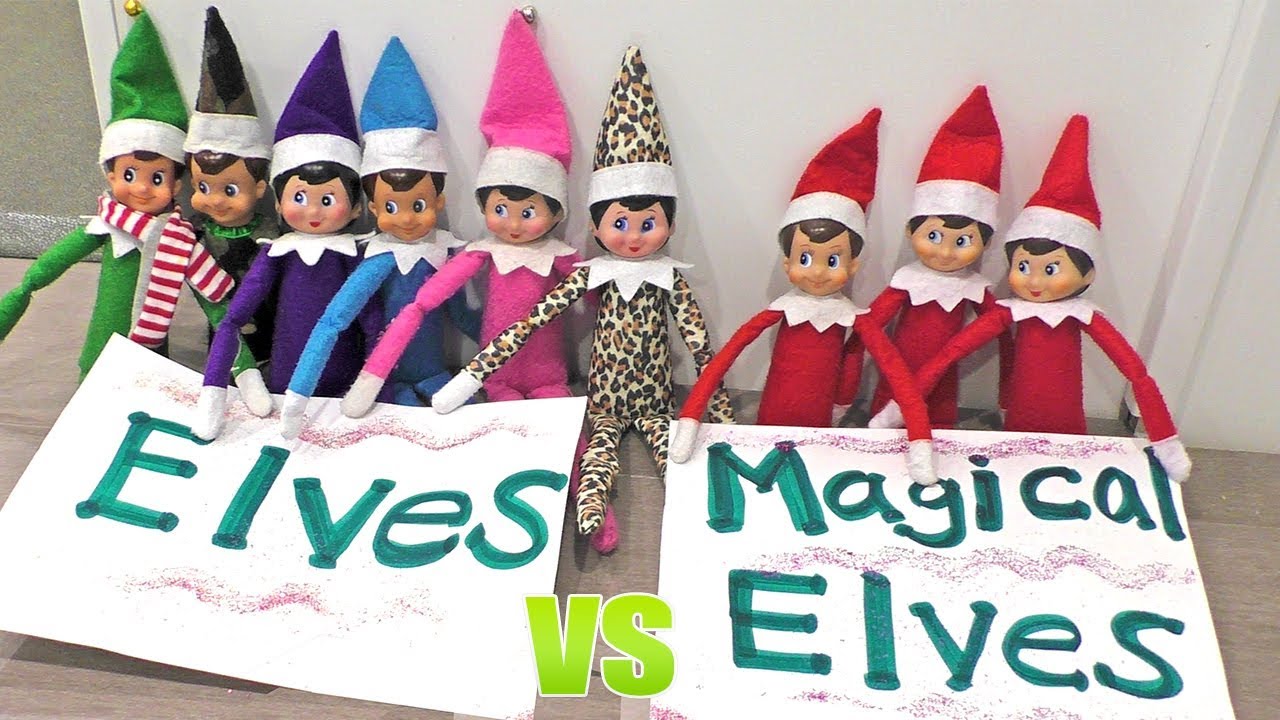 Elf On The Shelf Flying Contest Magical Elves Vs Regular Elves Davidstv Youtube