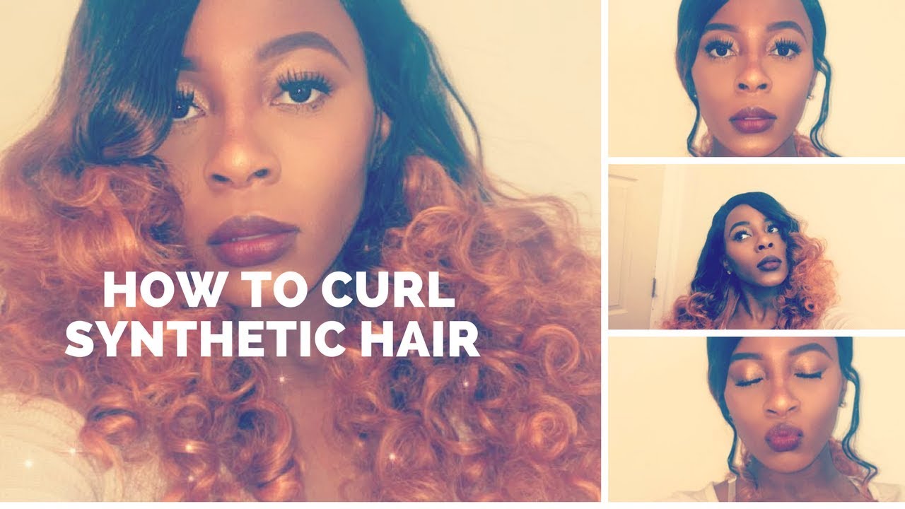 can you curl synthetic hair